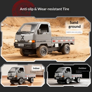 Camion de transport RC Wuling Hongguang de simulation transfrontalière, voiture électrique porteur pour enfants, pour garçons, course de drift, utilisation en intérieur - Product Image 2