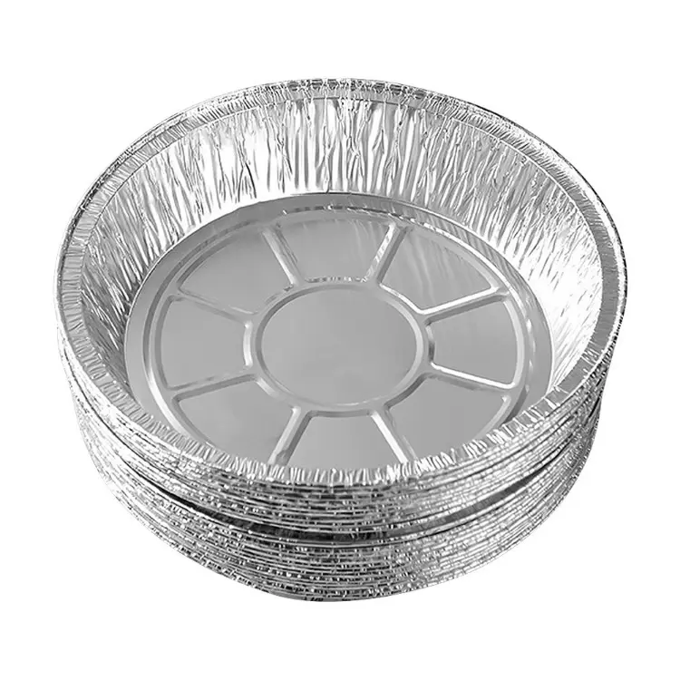 20 шт., 7-дюймовые одноразовые тарелки из алюминиевой фольги