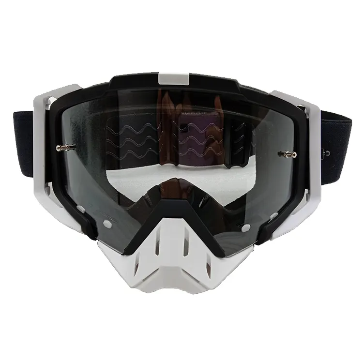 Custom Motorcycle Motocross Mx Goggles Scheur Met Neus Guard