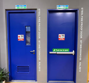 Puerta Cortafuego de Acero de Seguridad Fabricada en Fábrica Mexin, <span class=keywords><strong>Puertas</strong></span> Cortafuego de Acero de Alta Calidad con Aislamiento Térmico - Product Image 4