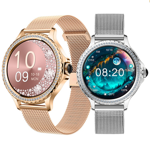 NUOVO 2024 HK27 <span class=keywords><strong>Smartwatch</strong></span> Rosa per Donna, Schermo AMOLED HD da 1,32\", Chiamate BT, Design Elegante, Orologio Intelligente di Lusso - Product Image 2