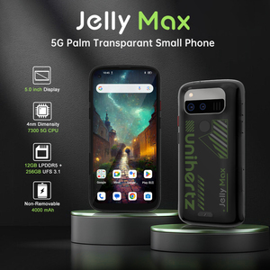 สมาร์ทโฟน Unihertz Jelly Max ขนาด 5 นิ้ว โทรศัพท์พกพา 5G ระบบปฏิบัติการ Android 14 หน่วยความจำ 12GB ความจุ 256GB กล้องคู่ 100MP รองรับ NFC โทรศัพท์มือถือพกพา Unihertz - Product Image 2