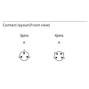 Sensor 2025, Comentario M8, Conector DIN Macho Hembra, 3/5/6/8 Pines, Contacto de Latón, Carcasa de Cobre, Exterior Impermeable IP67, Automotriz - Product Image 5