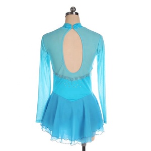Filles Performance Wear Enfants Costumes De Danse Justaucorps Manches Longues Patinage Sur <span class=keywords><strong>Glace</strong></span> Ballet Dancewear Enfants Robes De Danse - Product Image 2