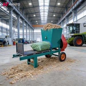 Presse à ensilage mobile, machine à emballer le foin, ensacheuse de fourrage, 40 sacs/h, tension personnalisable, transport facile, fonctionnement à deux personnes - Product Image 1