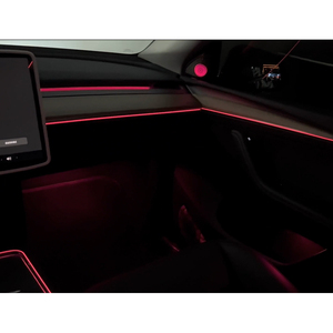 Iluminación Ambiental LED de Precisión para Automóviles, Tira de Fibra Óptica Acrílica Symphony para Tesla Model 3 2021-2022, Mejora del Interior - Product Image 3