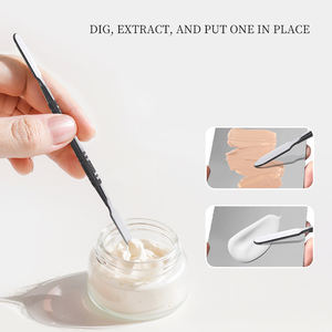 ชุดพาเลทแต่งหน้าสีสันสดใสแบบใช้ซ้ำได้ พร้อมแท่งผสมและอุปกรณ์สำหรับการใช้งานเครื่องสำอางที่ปรับแต่งได้ - Product Image 2