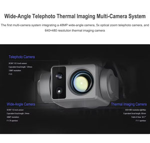 FIMI X8T V640 XT20 Wärmebildkamera Hochleistungs-Inspektionsausrüstung für Stromleitungen Professionelle RC-Drohne - Product Image 2