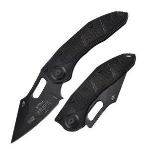 Navaja de Bolsillo Plegable Personalizable de Grado OEM para Camping, Hoja de Acero Inoxidable 3CR13 Ultra Afilada, Mango de ABS con Acabado de Madera - Product Image 1