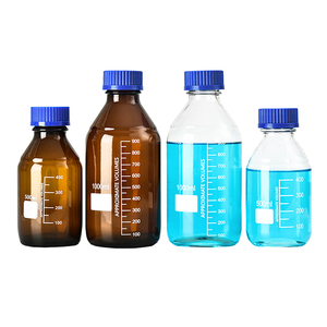 Flacon de Réactif en Verre Borosilicate Transparent Ambré 25ml 50ml 100ml 250ml 500ml pour Usage en Laboratoire - Product Image 5