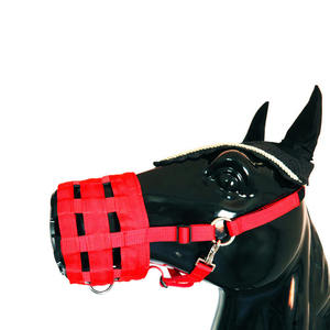 Bocados para Caballos de Material PP Resistente y Duradero, Cómodos y Elásticos, Cubierta para la Boca del Caballo en Rojo/Azul/Negro - Product Image 6