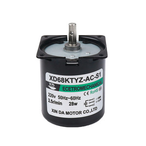 Ac 220V mô-men xoắn cao nam châm vĩnh cửu động cơ đồng bộ thiết bị quay/trống/máy trộn 50Hz tần Số động cơ điện lò - Product Image 3