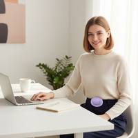 Coussin chauffant portable et mince pour l'abdomen et le dos, coussin chauffant sans fil à chauffe rapide, soulagement des douleurs menstruelles