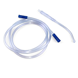 Soft Crown Plain Tip EO Steriler Transparenter Medizinischer Verbindungsschlauch mit Yankauer-Griff 2,0mm 3,0mm 3,6mm - Product Image 2