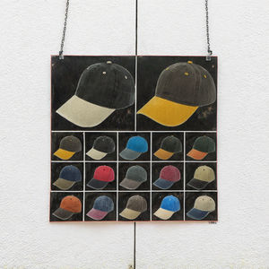 Gorra de Béisbol Estilo Dad Hat, Desgastada, Sin Estructura, con Visera Curva, Estilo Retro Urbano, Deportiva, de 6 Paneles, con Hebilla Metálica, 100% Algodón - Product Image 3