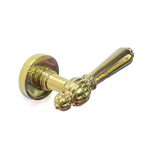 Poignée de porte en alliage de zinc doré de luxe français, ensemble de poignées et de serrures pour hôtel, villa, appartement, chambre. - Product Image 6
