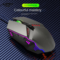 LVKIDRON Dernier modèle Teclados Gamer Clavier Lumineux Filaire USB Plug and Play pour E-sports Rooms Desktop PC Computer