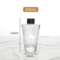 100ml 200ml 500ml Vide Noir Reed Diffuseur Bouteille En Verre Bocaux Conteneurs Avec Boîte