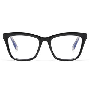 แว่นตาออพติคอลทรงสี่เหลี่ยมใหม่สำหรับผู้ชาย วัสดุ PC กรอบเต็ม ป้องกันแสงสีฟ้า ป้องกันรังสียูวี - Product Image 4