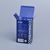 Boîte d'emballage en PET colorée, transparente, écologique, en matériaux recyclés, de qualité alimentaire pour les produits de santé, les chewing-gums et le sucre