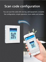Écran LCD DC24V 48V standard UE gradateur intelligent WiFi écran tactile maille Lanbon prise en charge de la commande vocale avec Alexa Google