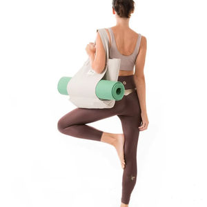कस्टम लोगो बड़े योग सहायक उपकरण जिम कपास समुद्र तट कंधे कैनवास योग चटाई वाहक के साथ - Product Image 2