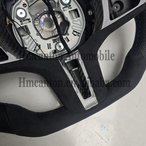 Volante Deportivo de Cuero Perforado de Alta Calidad Sin Marco para BMW G20 G30 G01 Serie 3 Serie 5 - Product Image 6