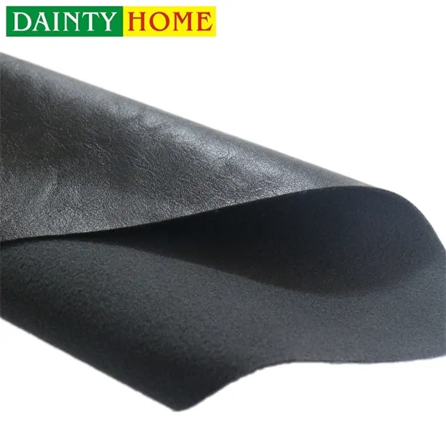 Wholesale Synthetic artificial leather embossed leather for car seats BAG black pu pvc faux leather