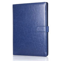 Porte-documents exécutif personnalisé en cuir PU avec bloc-notes format lettre et organiseur de documents