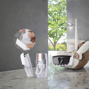 Meilleur distributeur automatique de brosses à dents en plastique, écologique, à fixer au mur, presse-dentifrice, porte-brosses à dents, ensemble pour enfants et famille - Product Image 3
