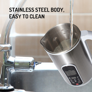 Máquina para Leche de Almendras Crudas de Acero Inoxidable de 1200 ml, Preparador de Leche de Frutos Secos para Alimentos de Bebé - Product Image 4