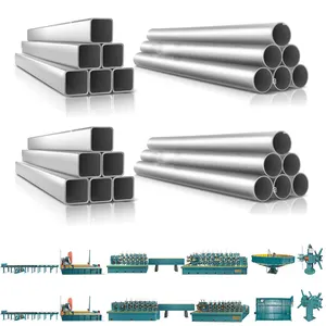 G550 High Frequency Welding Steel Seamless Pipe Making Machine Line