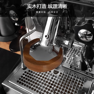 Cabeza de preparación para cafetera E61, anillo antiescaldaduras de madera de nogal, cubierta de aislamiento térmico para cafetera espresso - Product Image 3