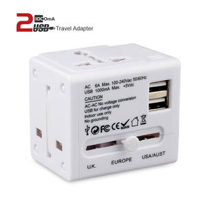 कस्टम लोगो के साथ सॉकेट ट्रैवल एडाप्टर के साथ सबसे अच्छा बिक्री के लिए uk प्लग के साथ कस्टम लोगो sdk सक्षम 2 यूएसबी - Product Image 3