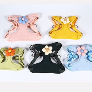 Dog Walking Leash Vest Teddy Dog <strong>Harness</strong> 5m Length Small Flower <strong>Cat</strong> <strong>Harness</strong> - Product Image 1