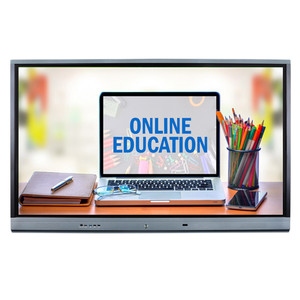 직접 공장 IR 멀티 터치 인터랙티브 스마트 보드 IFPD 65/ 75/ 86/ 98/110 인치 독특한 화이트 보드 소프트웨어 - Product Image 1