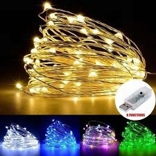 Scintillement gradateur usb cuivre fil batterie rideau décoratif chaîne led lumière solaire de noël a mené la lumière de ficelle - Product Image 5