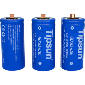 Cellule de batterie LiFePO4 3,2 V Tipsun 32700 6000 mAh 19,2 Wh, cellule cylindrique rechargeable pour stockage domestique - Product Image 3