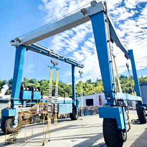 Grúa Móvil de Plataforma para Barcos de 100, 200 y 800 Toneladas con Control Remoto y Neumáticos de Goma para Uso en Orilla - Product Image 4