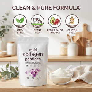 Producto de Belleza con Biotina, Ácido Hialurónico y Vitamina C para Múltiples Beneficios, Polvo de Péptidos de Colágeno - Product Image 3