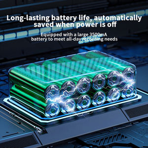 Pantalla a color IPS de 2 pulgadas personalizable Seguimiento móvil de alta definición Flash rojo y azul Función de visión nocturna Cámara corporal - Product Image 5