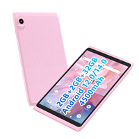 Tablette PC Android 12 haute performance 8 pouces Quad Core 2 Go + 2 Go de RAM 32 Go de ROM Nouveau processeur Rockchip Utilisation professionnelle
