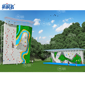 Xây Dựng Một Bức Tường Leo Núi Bởi Nhà Máy Sản Xuất Chuyên Nghiệp Leo Tường Tốc Độ Tường Ngoài Trời Và Giá Bouldering - Product Image 1