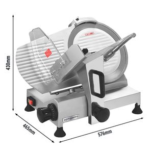 Cortadora de Carne Gastro Slicer-250 Watt-Blade 300mm de Acero Inoxidable Semiautomática con Grosor Ajustable, Nueva Condición - Product Image 2