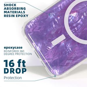 Étui en TPU anti-choc en résine époxy magnétique de luxe anti-jaunissement, couleur pour coque de téléphone iPhone, coque pour iPhone 15, coques pour filles - Product Image 4