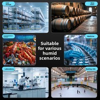 Déshumidificateur électrique de style européen pour entrepôt frigorifique pharmaceutique basse température, haute puissance, contrôle intelligent, capacité 156L/jour, rapide