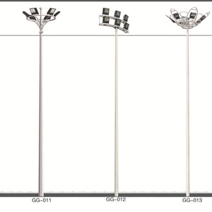 โคมไฟถนนข้างถนนแบบสองแขนยาว10/8/6เมตรใช้กลางแจ้งทำจากสังกะสี100W IP33 LED 380V - Product Image 1