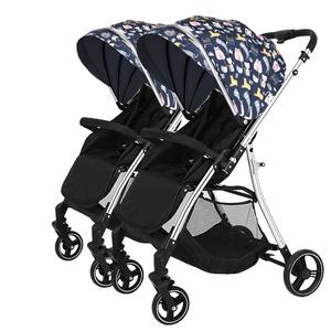 Kereta bayi pandangan tinggi Ultra ringan dapat dilipat portabel Harga terbaik kereta dorong kembar anak-anak mobil bayi
