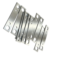 Service d'usinage CNC pour joints de fixation de portes et fenêtres en aluminium 6061/7075, pièces de connexion pour quincaillerie de meubles, butée de porte d'armoire