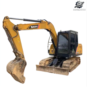 Excavadora de cadenas usada SANY 75, de segunda mano, marca original china, excavadora de cadenas pequeña de 7.5 toneladas, excavadora usada. - Product Image 2